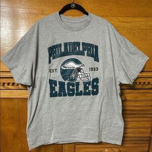 NFL Philadelphia Eagles Streetwear T-Shirt Mens XL Gray Graphic Tee Athleisure